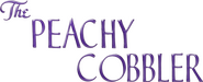 Logo of The Peachy Cobbler image size 2000x807