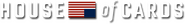 Logo of House of Cards image size 792x102