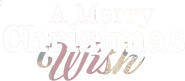 Logo of A Merry Christmas Wish image size 937x409