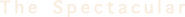 Logo of The Spectacular image size 2999x279