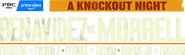 Logo of David Benavidez vs. David Morrell Jr. image size 1242x366