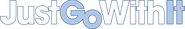 Logo of Just Go with It image size 4320x666