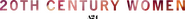 Logo of 20th Century Women image size 4245x445