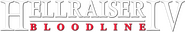 Logo of Hellraiser: Bloodline image size 392x67