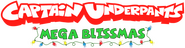 Logo of Captain Underpants: Mega Blissmas image size 692x178