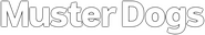 Logo of Muster Dogs image size 1976x345