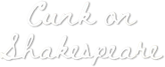 Logo of Cunk on Shakespeare image size 733x302