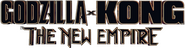 Logo of Godzilla x Kong: The New Empire image size 407x106