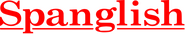 Logo of Spanglish image size 782x144