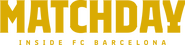 Logo of Matchday: Inside FC Barcelona image size 798x196