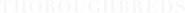 Logo of Thoroughbreds image size 1273x91
