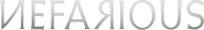 Logo of Nefarious image size 790x119