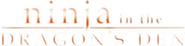Logo of Ninja in the Dragon's Den image size 432x107