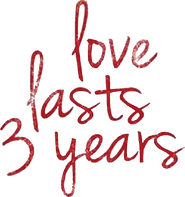Logo of Love Lasts Three Years image size 787x840
