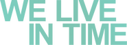 Logo of We Live in Time image size 1173x420