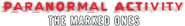 Logo of Paranormal Activity: The Marked Ones image size 779x110