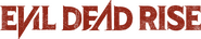 Logo of Evil Dead Rise image size 4318x851