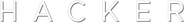 Logo of Hacker image size 788x99