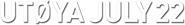 Logo of Utøya: July 22 image size 788x106