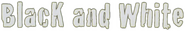 Logo of Black & White image size 754x125