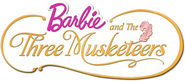 Logo of Barbie and the Three Musketeers image size 676x296