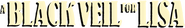 Logo of A Black Veil for Lisa image size 1031x157