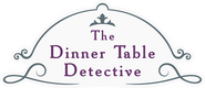 Logo of The Dinner Table Detective image size 918x399