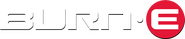 Logo of BURN·E image size 782x166