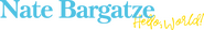 Logo of Nate Bargatze: Hello World image size 3355x516