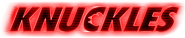 Logo of Knuckles image size 4319x885