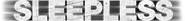 Logo of Sleepless image size 800x92