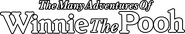 Logo of The Many Adventures of Winnie the Pooh image size 1600x296