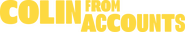 Logo of Colin from Accounts image size 4269x739