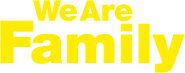 Logo of We Are Family image size 1277x503