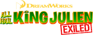 Logo of All Hail King Julien: Exiled image size 1262x473