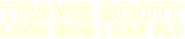 Logo of Travis Scott: Look Mom I Can Fly image size 989x208