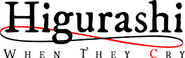 Logo of Higurashi: When They Cry image size 399x126