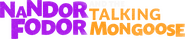 Logo of Nandor Fodor and the Talking Mongoose image size 2309x490