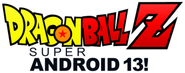 Logo of Dragon Ball Z: Super Android 13! image size 390x153