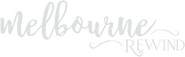 Logo of Melbourne Rewind image size 1276x394