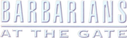 Logo of Barbarians at the Gate image size 849x257