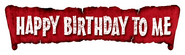 Logo of Happy Birthday to Me image size 3013x894