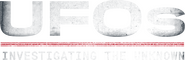 Logo of UFOs: Investigating the Unknown image size 1767x571