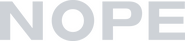 Logo of Nope image size 467x104