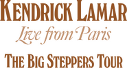 Logo of Kendrick Lamar Live: The Big Steppers Tour image size 906x489