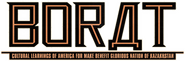 Logo of Borat: Cultural Learnings of America for Make Benefit Glorious Nation of Kazakhstan image size 1058x346