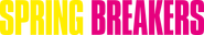 Logo of Spring Breakers image size 4253x726