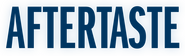 Logo of Aftertaste image size 4319x1299