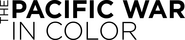 Logo of The Pacific War in Color image size 4304x920