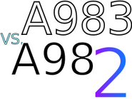 Logo of A983 VS. A982 II image size 253x190